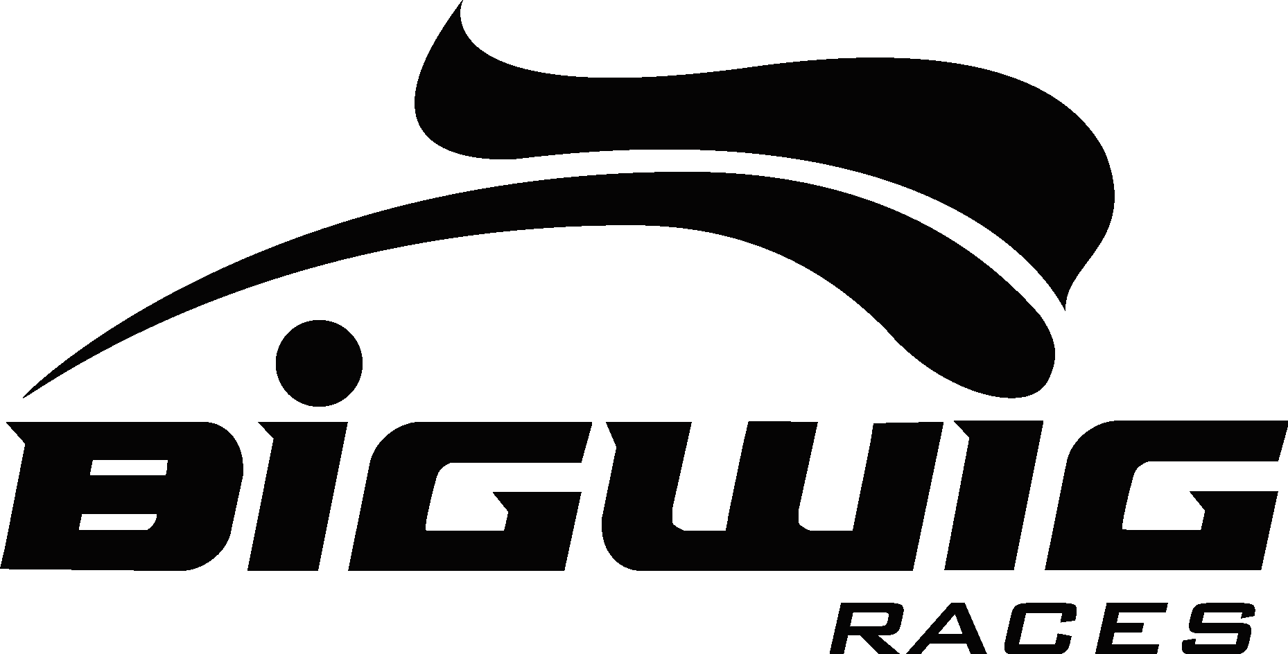 Bigwig Races Black Logo Vector Logo